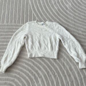 Sunday Best Soft White Crew Neck Sweater